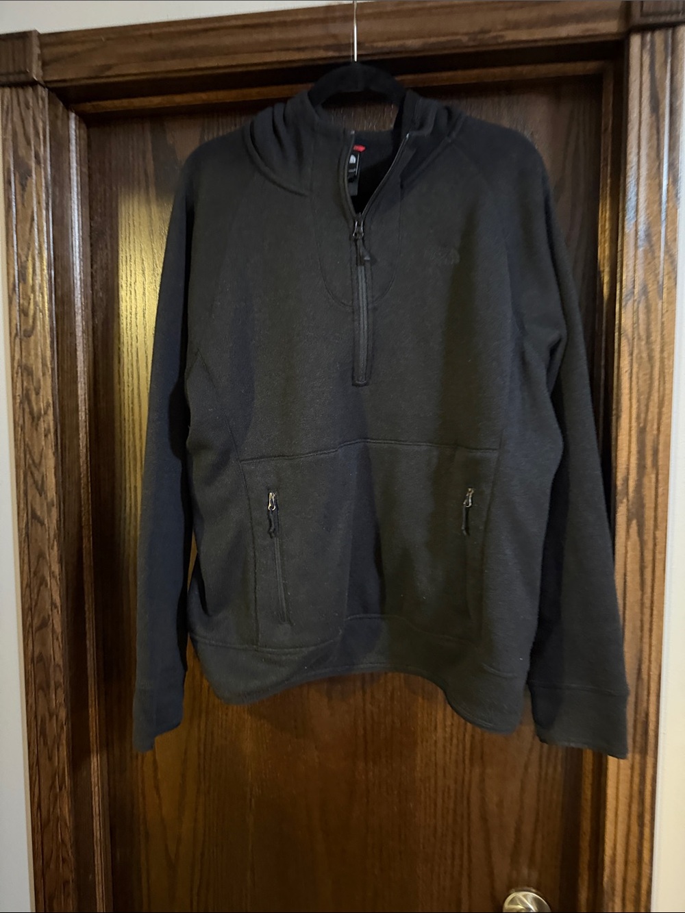 The North Face Black Half-Zip Hooded Sweater